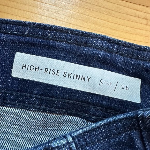 Pilcro and The Letterpress Jeans Women‎ 26x28 Blue Denim Pants High Rise Skinny - Picture 9 of 10